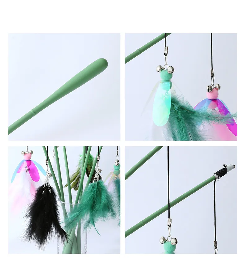 Palo de caza de plumas