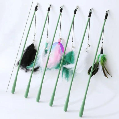 Palo de caza de plumas